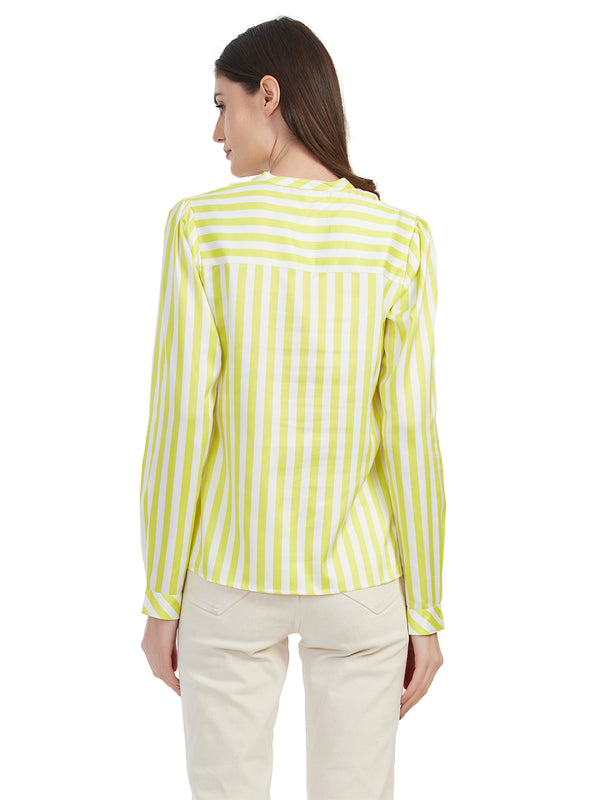 Moda Elementi Abstract Patterned Women Printed Shirt