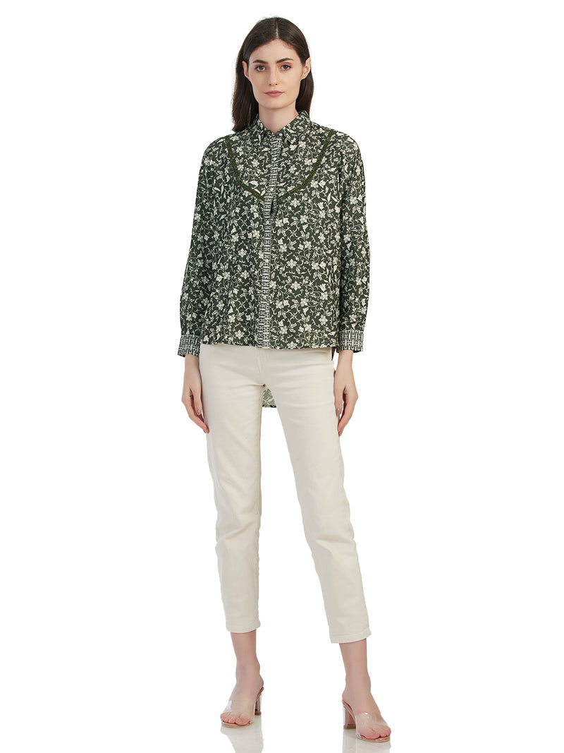 Women Printed Smart Shirt