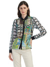 Full Sleeve Checkered Collar Top