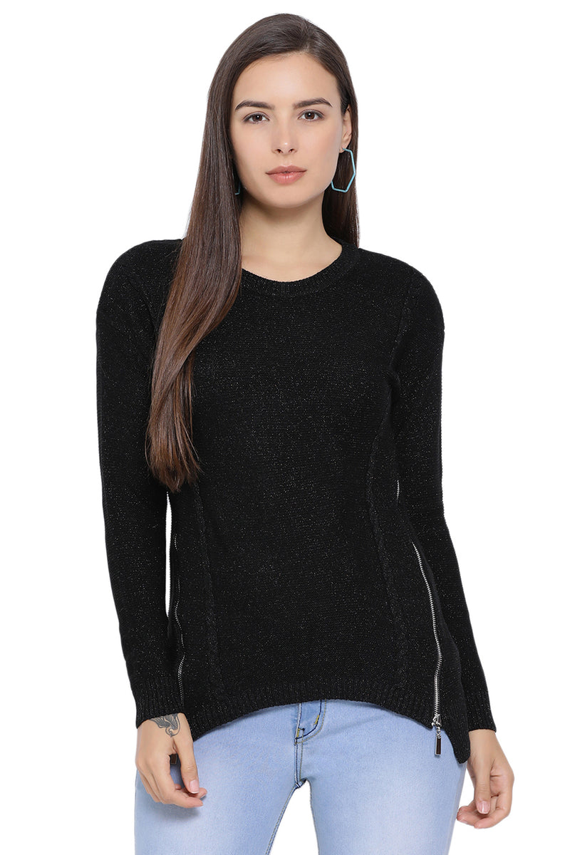 Black Night Shimmery Jumper