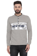 New York Printed Stand Color T-Shirt