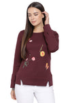 Minimal Night Flora Casual Top(Winter)