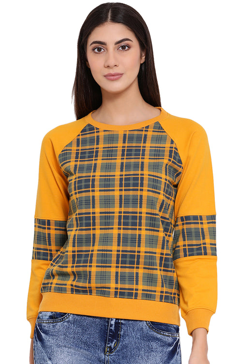 Checkered Sunshine Sweatshirt