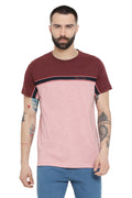 Axmann Color Blocked Casual T-Shirt