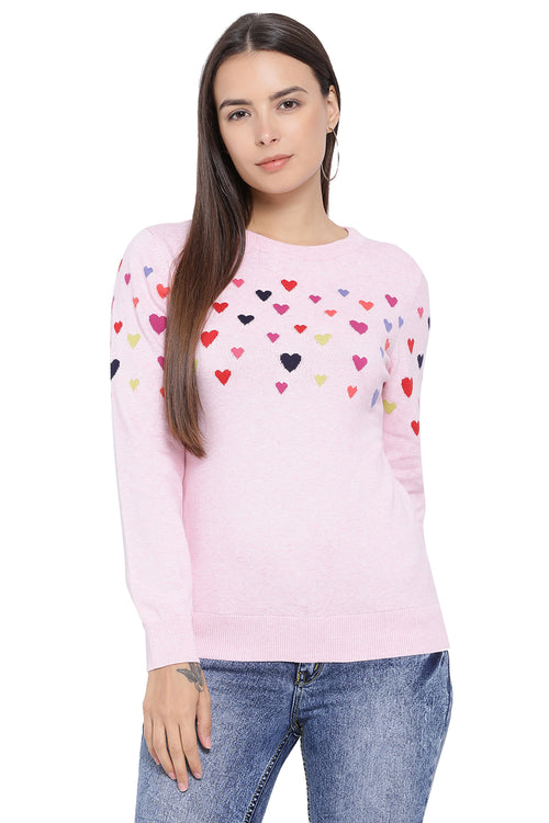 Flying Hearts Casual Top(Winter )