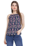 Printed Strappy Top