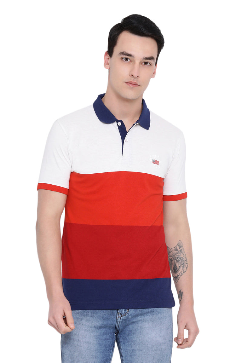 Multicolor Polo T shirt