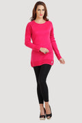Solid Boat Neck Jumper - MODA ELEMENTI