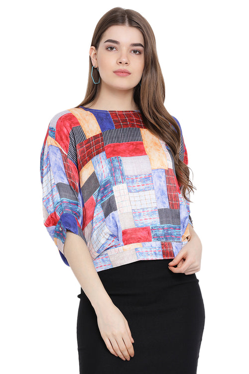 Multicolor Blocked Maze Top