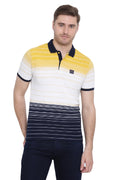 Ombre Striper Polo T shirt