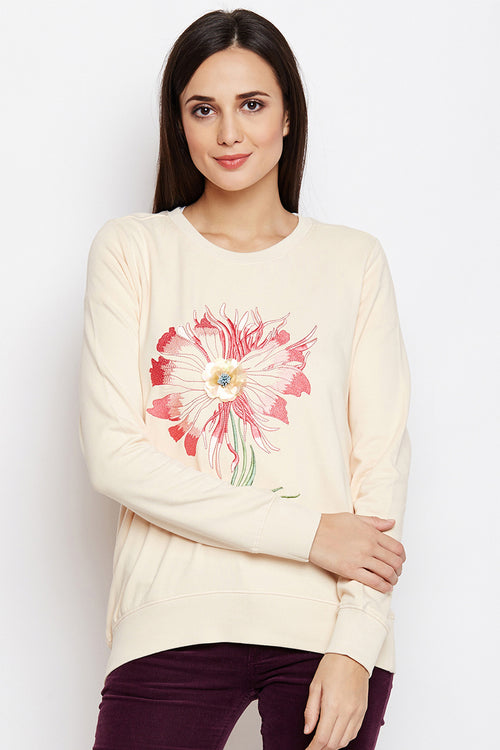 Wild Flower Casual Sweatshirt