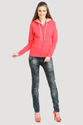 Basic Solid Hooded Sweatshirt