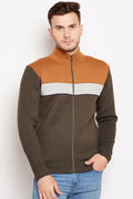 Axmann Color Block Zipper Sweatshirt - MODA ELEMENTI