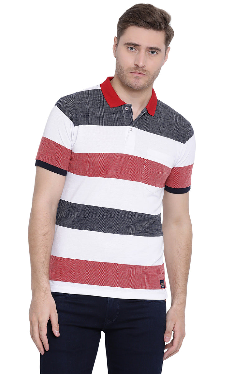 Polo neck Multicolor T shirt