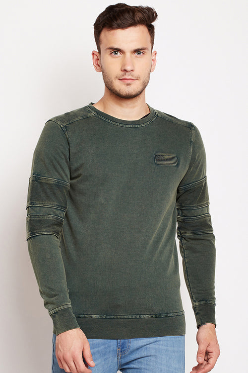 Axmann Solid Fade Full Sleeve T-Shirt - MODA ELEMENTI