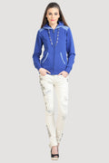Plain Full Sleeve Hooded Sweatshirt - MODA ELEMENTI