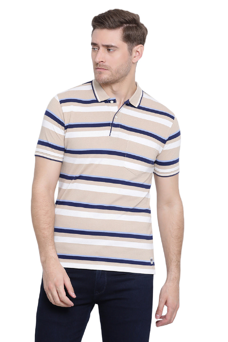 Axmann Regular Striper Mens Polo T-Shirt