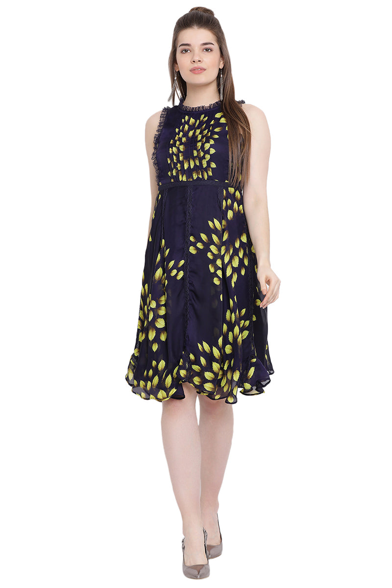 Glory Leaf Midi Dress