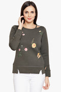 Minimal Night Flora Casual Top(Winter)