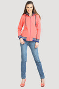 Full Sleeve Hooded Plain Sweatshirt - MODA ELEMENTI
