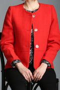 Striker Red Mid Coat - MODA ELEMENTI