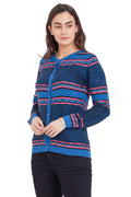 Engineering Patterned Buttoned Cardigan