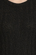 Black Sparkle Night Jumper - MODA ELEMENTI