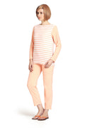 Striped Coral Polar Fleece Night Suit - MODA ELEMENTI