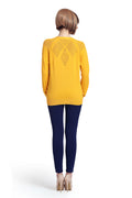 Solid Front Zipper Cardigan - MODA ELEMENTI