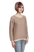 Basic Striped Round Neck Pullover