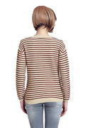 Basic Striped Round Neck Pullover