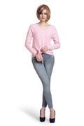 Front Tie Solid Winter Top - MODA ELEMENTI