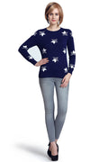 Galaxy Star Crew Neck Jumper - MODA ELEMENTI