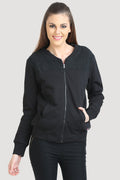 Reversible Front Zipper Full Sleeve Sweatshirt - MODA ELEMENTI
