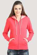Basic Solid Hooded Sweatshirt