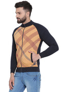 Axmann Cross Checked Zipped Sweatshirt