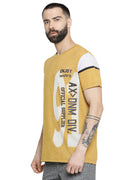 Axmann Printed Round Neck Casual T-Shirt