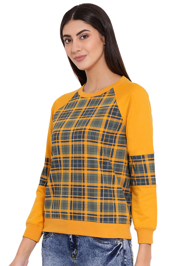 Checkered Sunshine Sweatshirt
