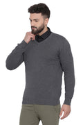 Axmann Solid V Neck Basic Sweater