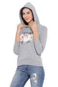 Floral Haze Casual Hoodie