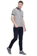 Striped Polo T shirt