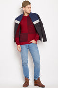 Axmann Color Block Zipper Sweatshirt - MODA ELEMENTI