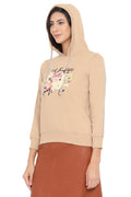 Floral Haze Casual Hoodie