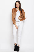 Fringe Rock Suede Shrug - MODA ELEMENTI