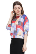 Multicolor Blocked Maze Top
