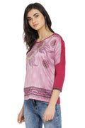 Floral Aura Printed Casual Top