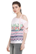 Roseate Garden Single Off Shoulder Top
