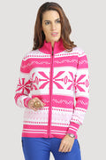 Front Zipper Full Sleeve Cardigan - MODA ELEMENTI