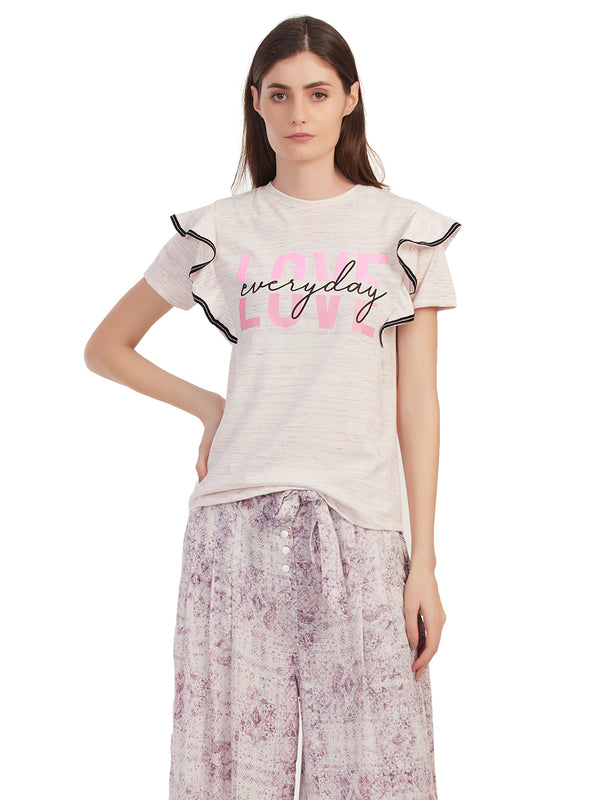 Round Neck Top Premium T-shirt