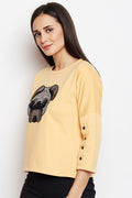 Dog Love Detail Sweatshirt - MODA ELEMENTI